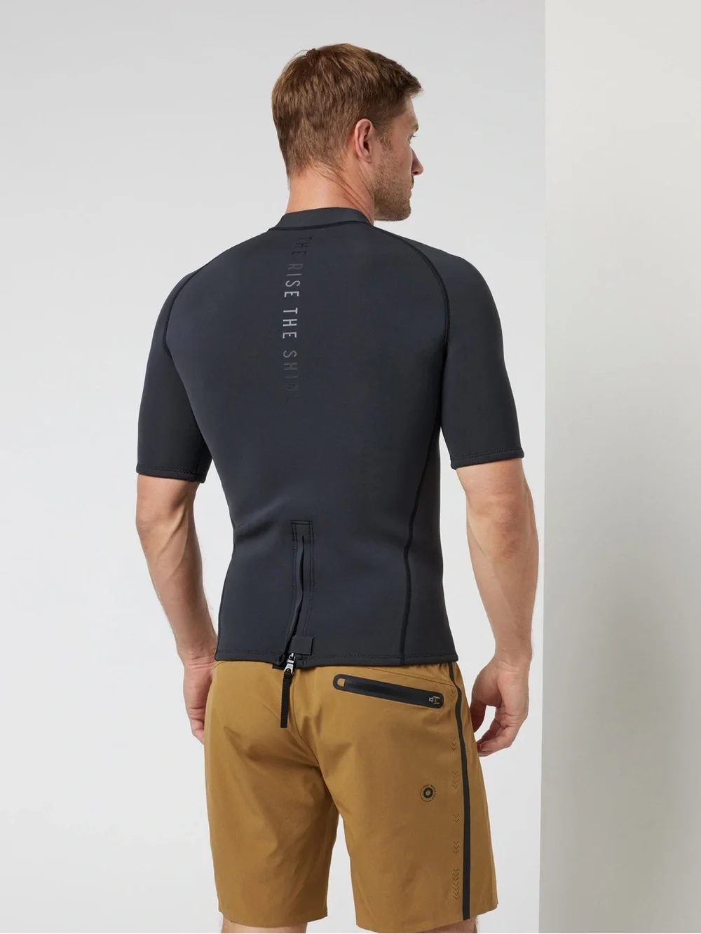 Vuori Men's Black Short Sleeve Yulex Wetsuit Top